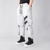 Ryūsei White Semibaggy Pants 