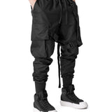 Asymmetric Semibaggy Gabardine Pants