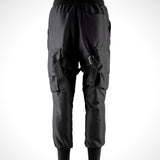 Asymmetric Semibaggy Gabardine Pants